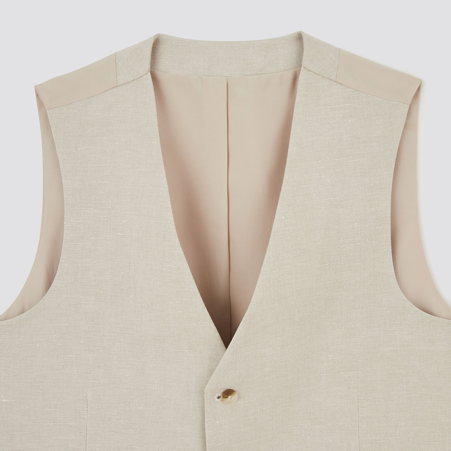 Gilet de costume Beige