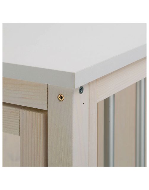 Ferplast Dog Fort - Hondenbench - 100.5x59x82.5 cm Wit