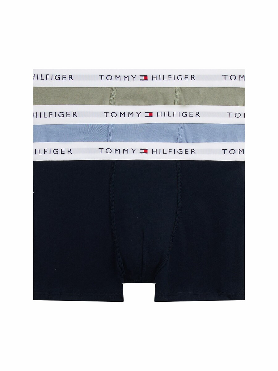 TOMMY HILFIGER<br>Conjunto de 3 cuecas boxer infantis