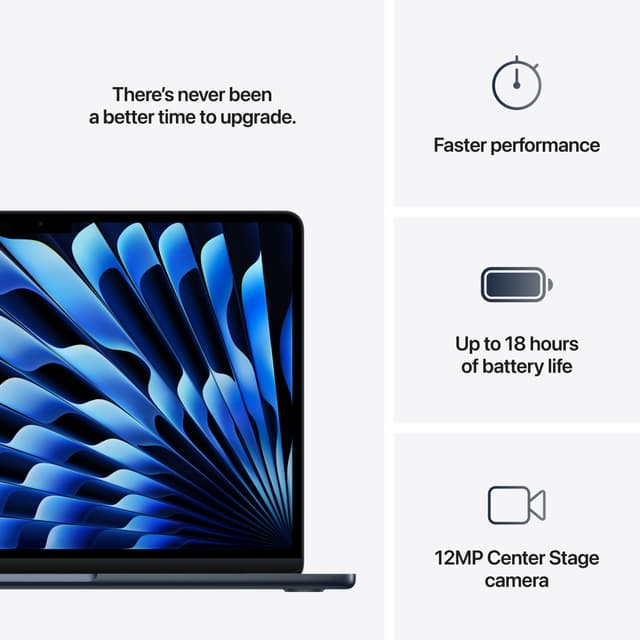 MacBook Air 13 M4 16/512GB (Midnat)