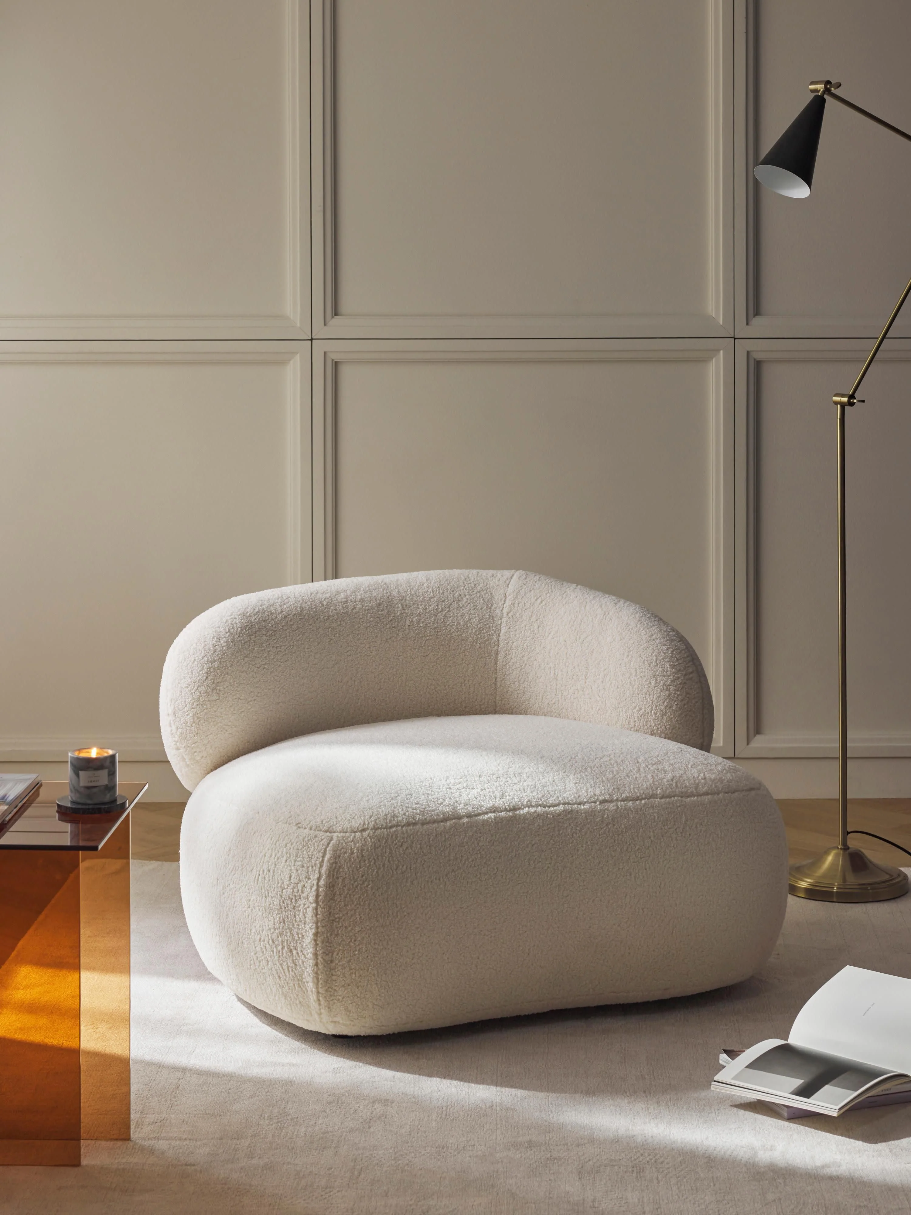 Loungefauteuil Alba uit teddyvacht