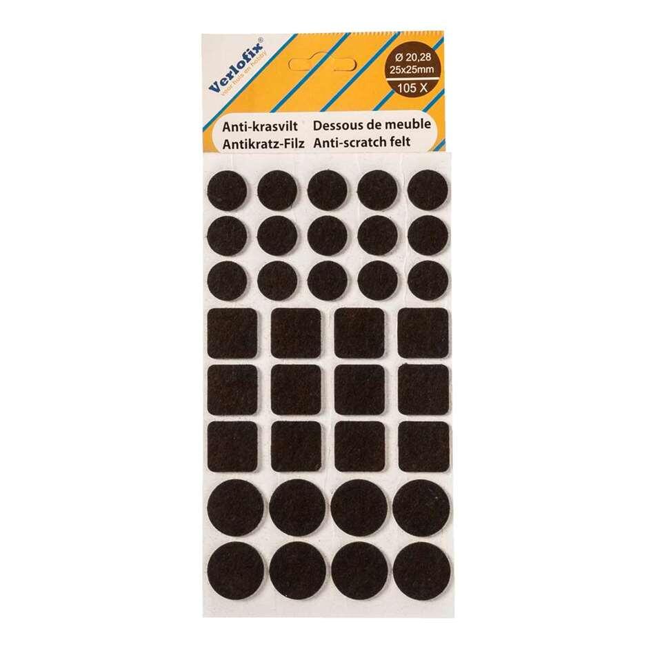 Anti-krasvilt - bruin (105 stuks)