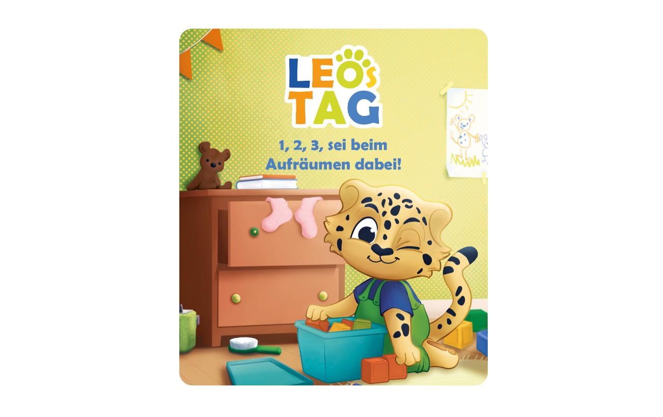 Hörbuch Leos Tag - 1, 2, 3, sei beim Aufräumen dabei!Hörspiel mit Liedern