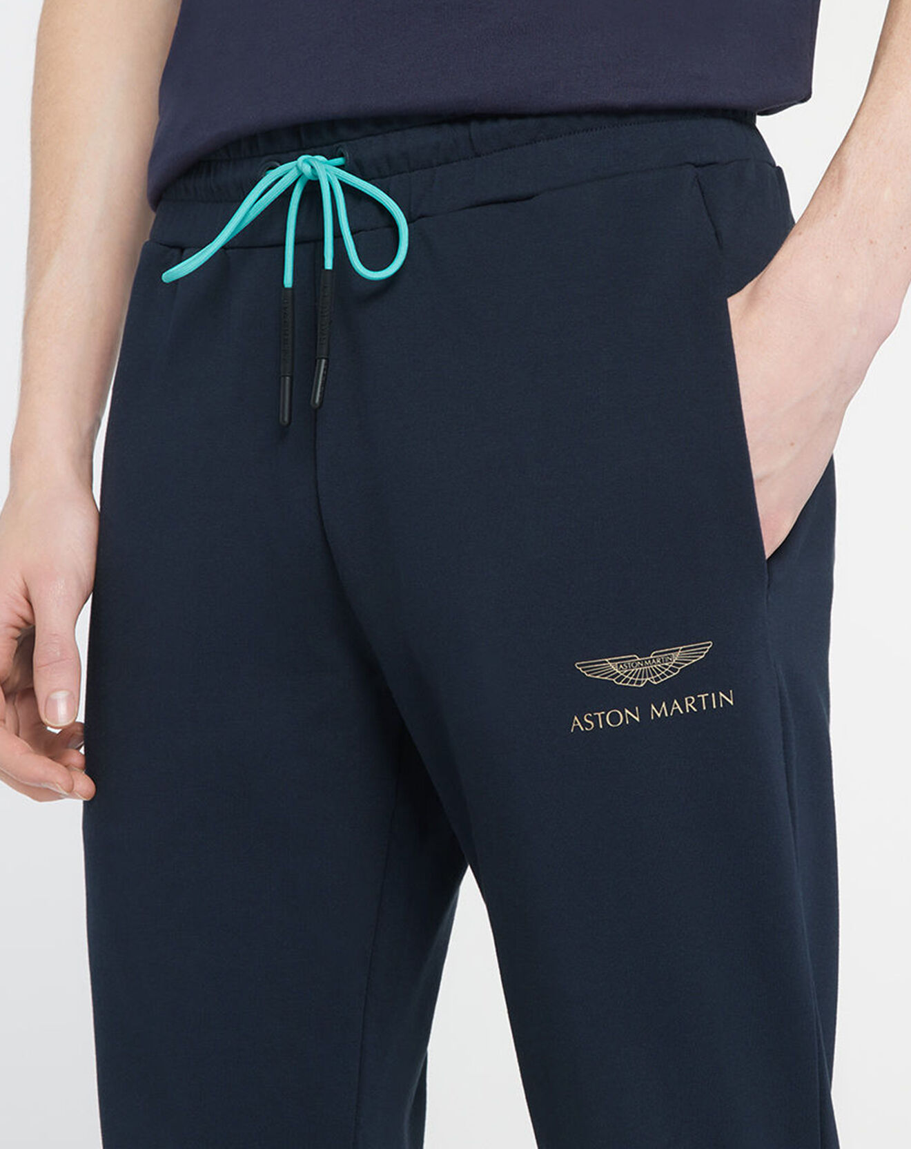 Hackett London Jogging Slim Fit Aston Martin Racing bleu marine