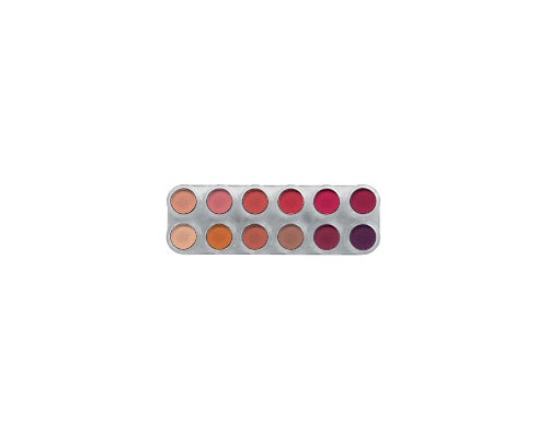 Grimas - Rouge/Lidschatten Palette 12 Farben