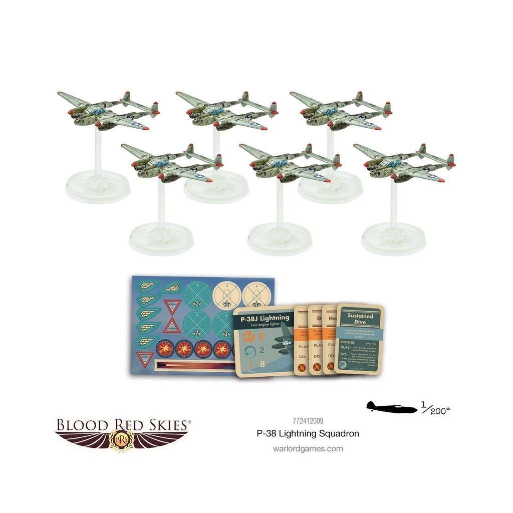 Blood Red Skies - P-38 Lightning Squadron