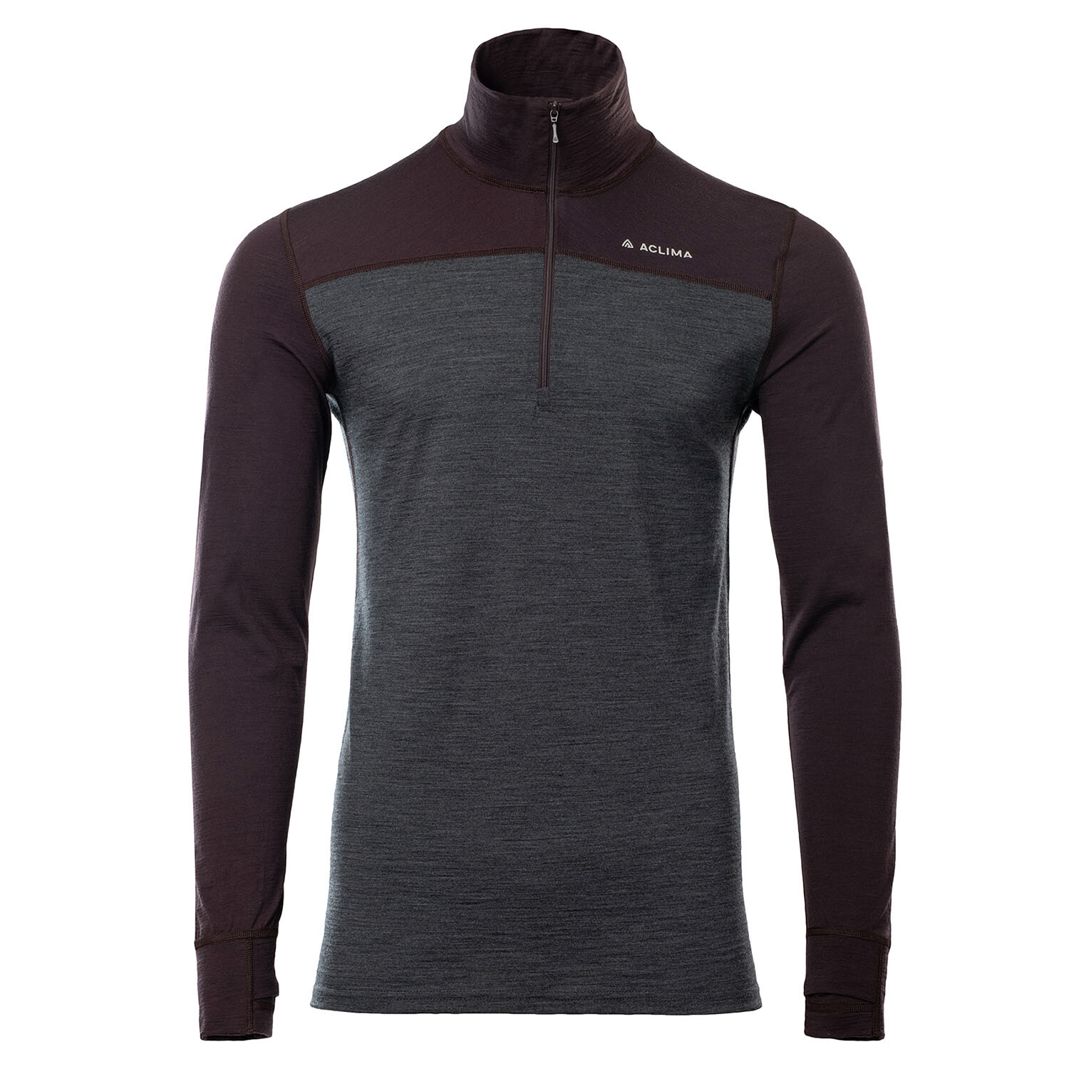 Aclima Mens LightWool 180 Polo W/zip