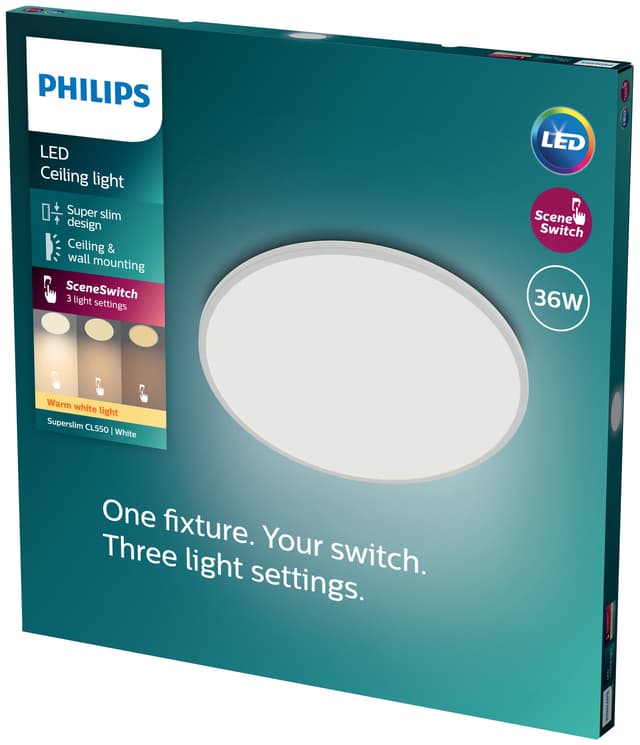 Philips Superslim loftslampe 36W