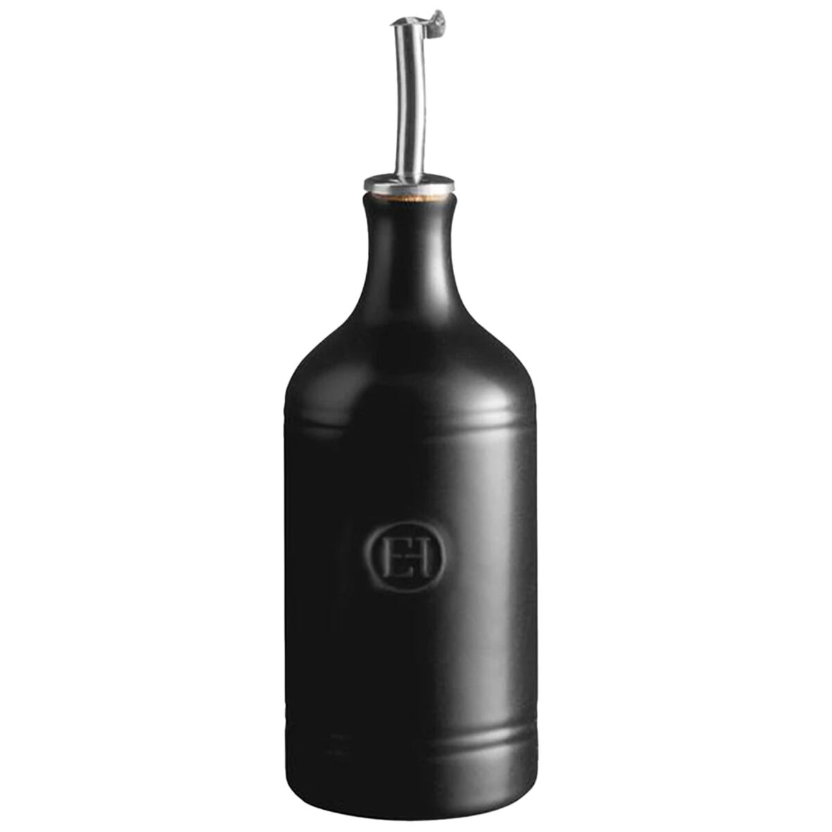 Emile Henry Olivenoljeflaske 0,4 liter, svart
