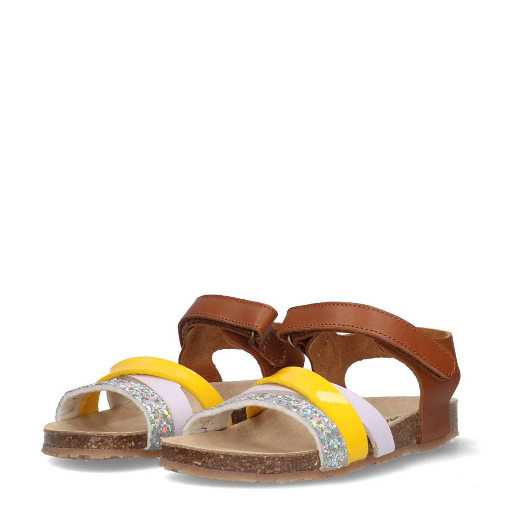 Break True sandalen cognac/geel