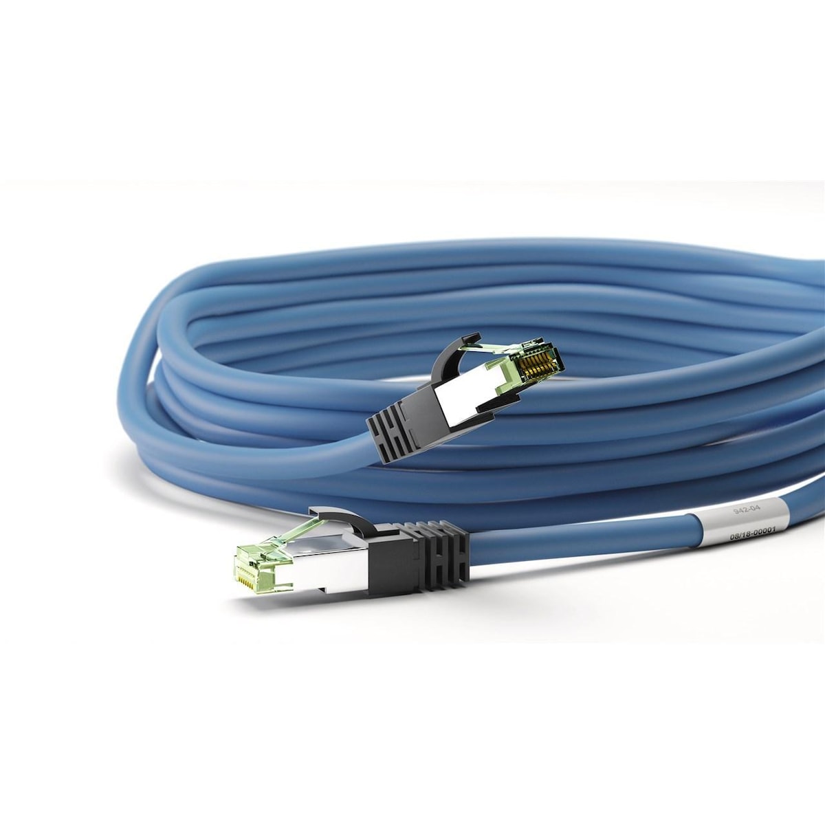 Goobay RJ45 (CAT 6A, 500 MHz) patchkabel med CAT 8.1 S / FTP råkabel, 14353