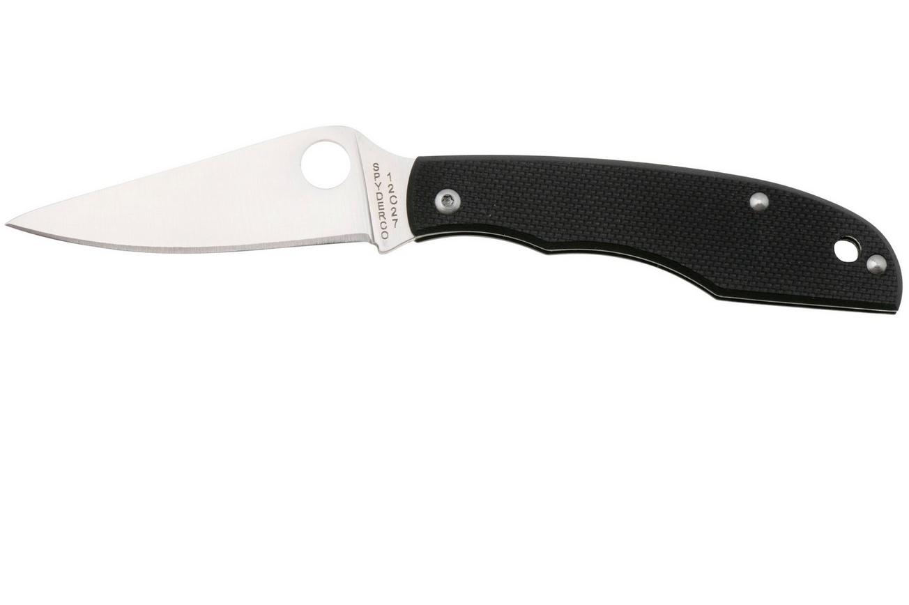 Spyderco Grasshopper Black G10 C138GBKP sleutelhangerzakmes