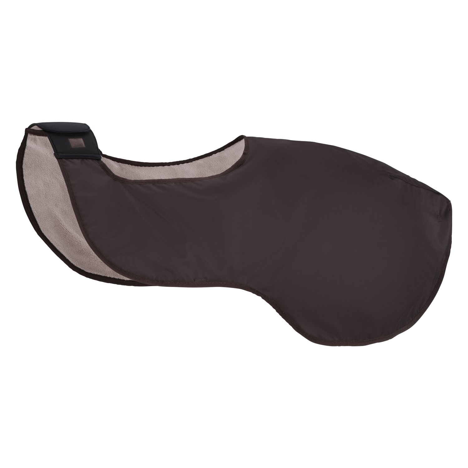 ESKADRON Platinum Ausreitdecke Teddyfleece - teak brown