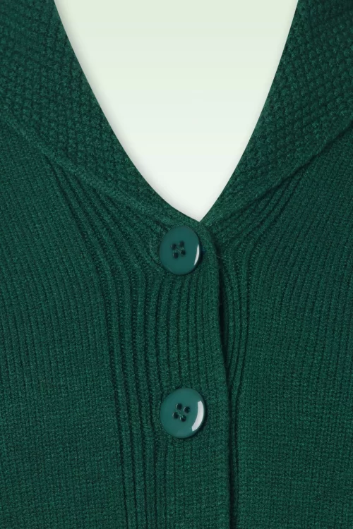 Banned Retro Violet cardigan in flessengroen