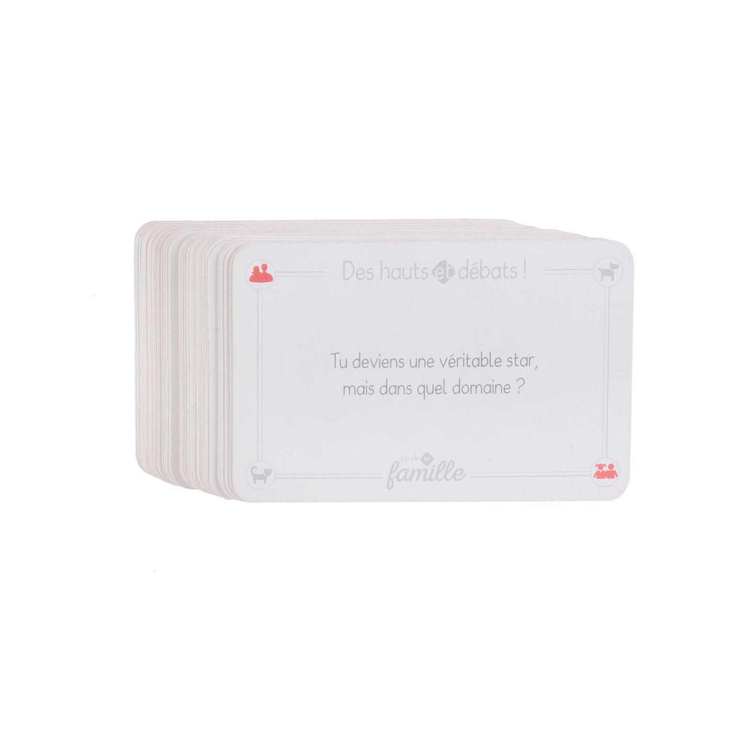JEU DE CARTES DEBAT SPECIALE FAMILLE X54