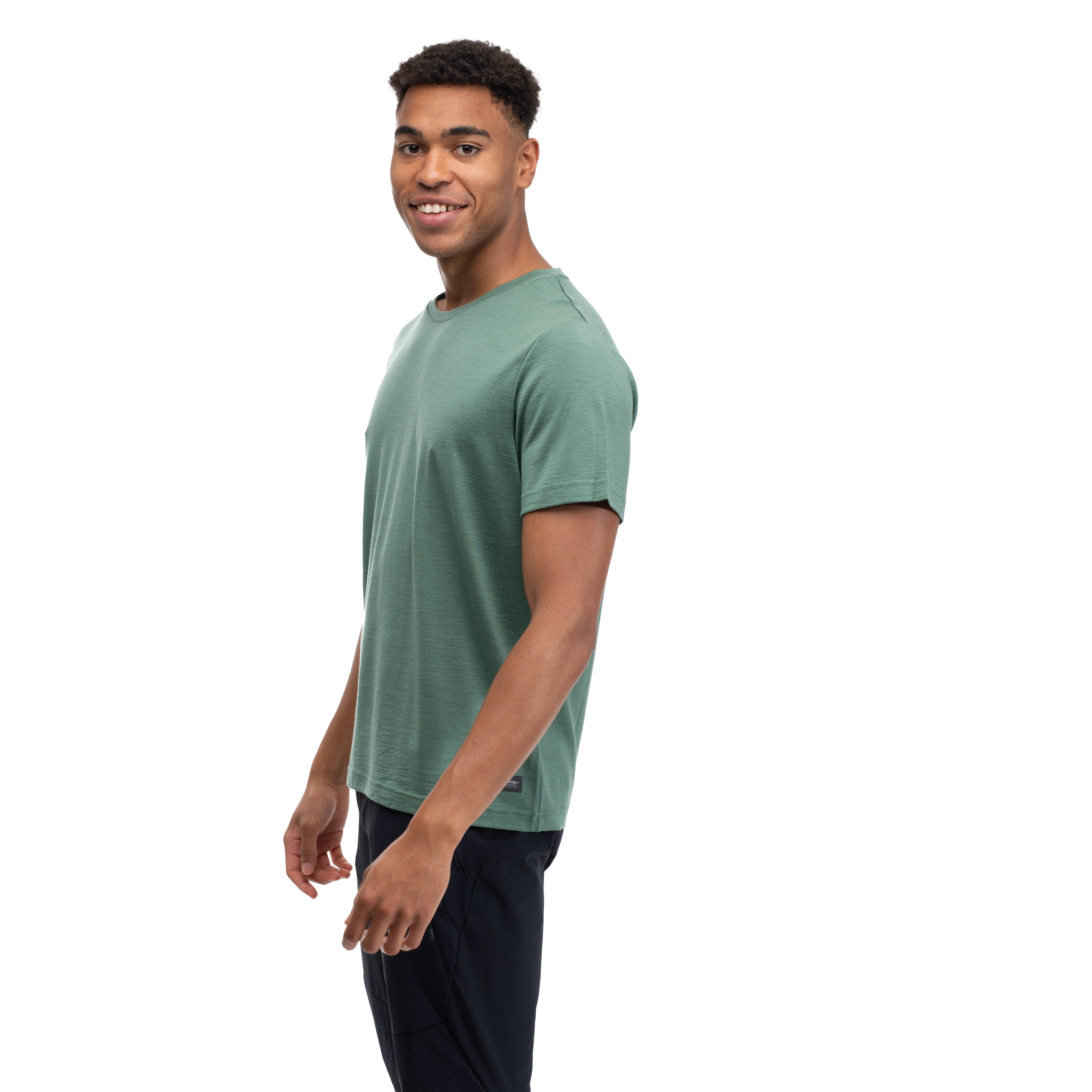 Urban Wool Tee Dark Jade Green
