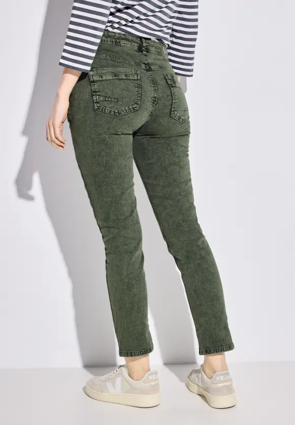 Slim Fit Color Jeans - strong khaki