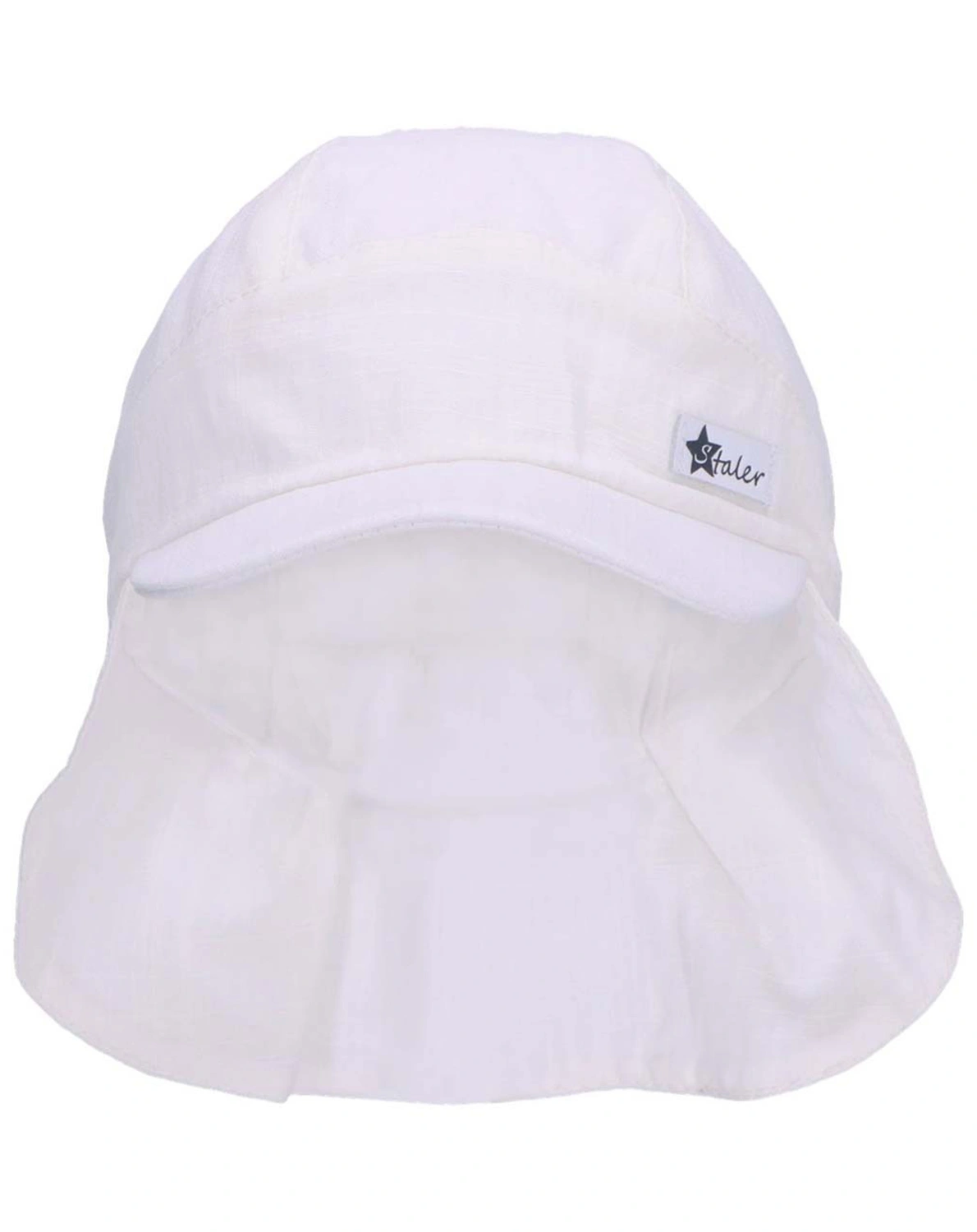 Schirmmütze COTTON mit Nackenschutz in ecru