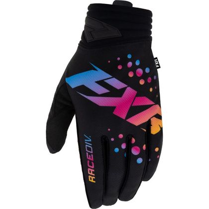 Gants cross FXR PRIME BLACK/ORANGE BURST 2022 - Noir / Orange