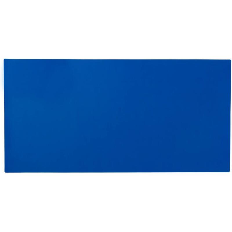 Sous-main souple PU Bicolore - Turquoise/safran