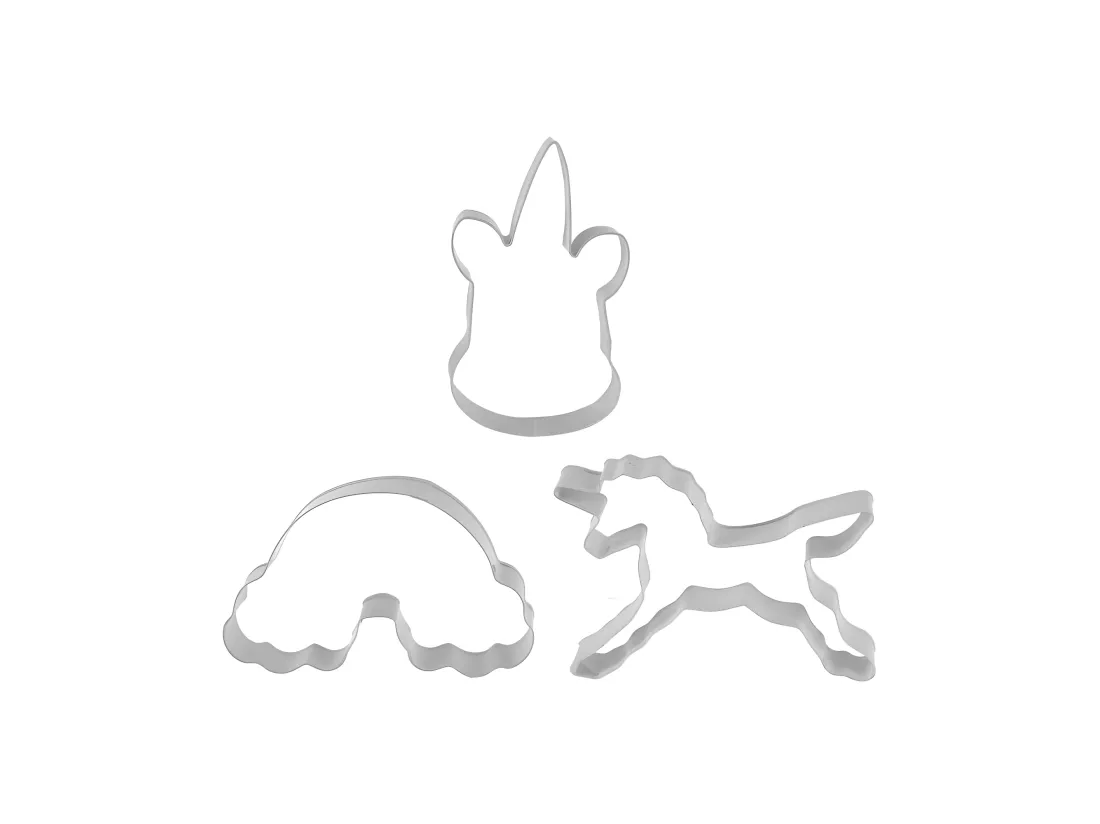 Emporte-pièces en métal licorne