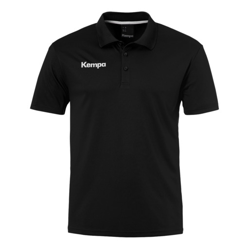 Camisa Polo Poly Preta Kempa