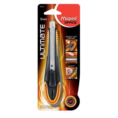 Maped Ultimate - Cutter rétractable - 9 mm