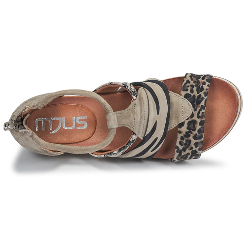 Mjus - TAPASITA - Taupe / Léopard