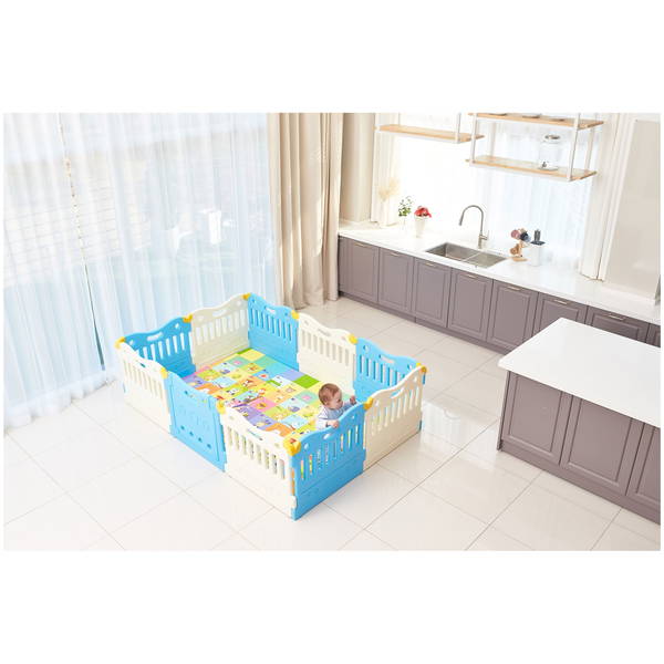 DwingulerDwinguler   Laufgitter Baby Care Playpen sky blue