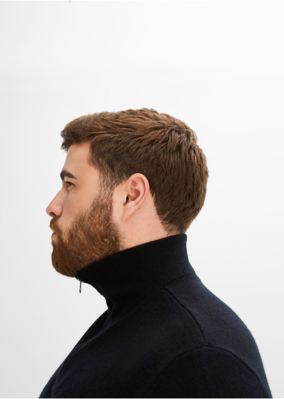 Pull en laine avec teneur en Good Cashmere Standard®, col camionneur