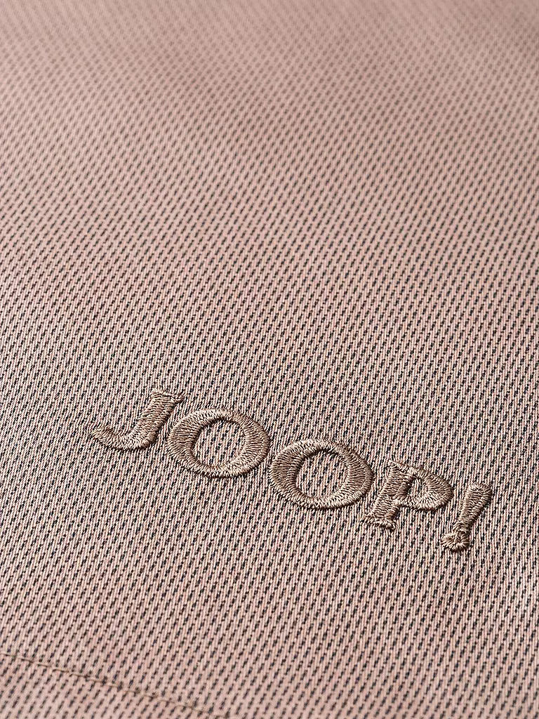 JOOP Satin Bettwäsche 70x90cm/140x200cm MICRO PATTERN Rose/Grau rosa
