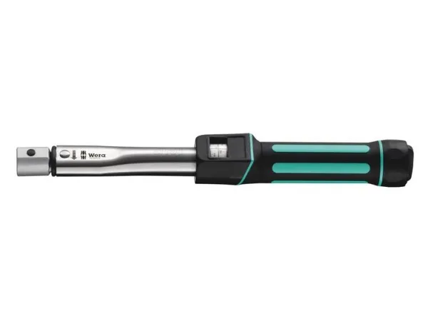 Wera 05075651001, Klik momentnøgle, Ft-lb, Nm, Mekanisk, Sort, Grøn, 283 mm