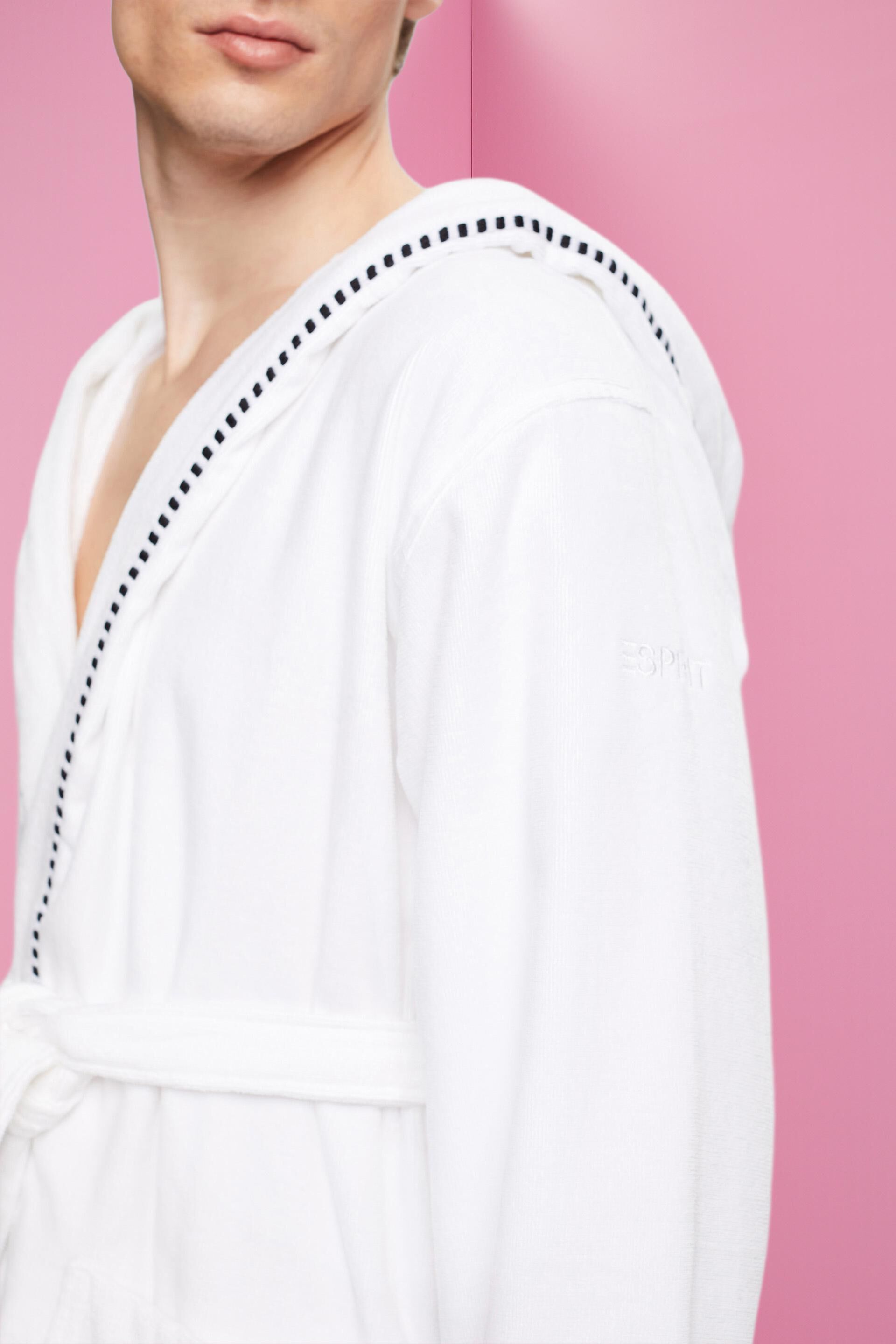 Peignoir en velours, 100% coton