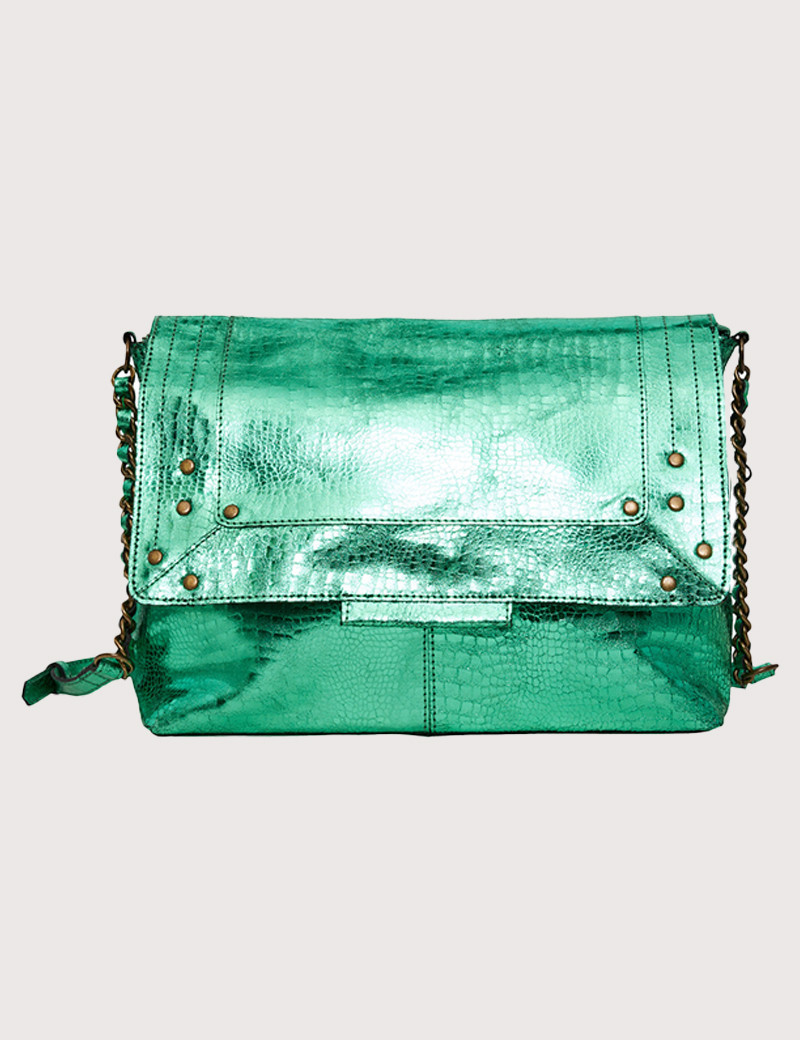 PIECES SAC FELIZIA LARGE CROSS BODY VERT