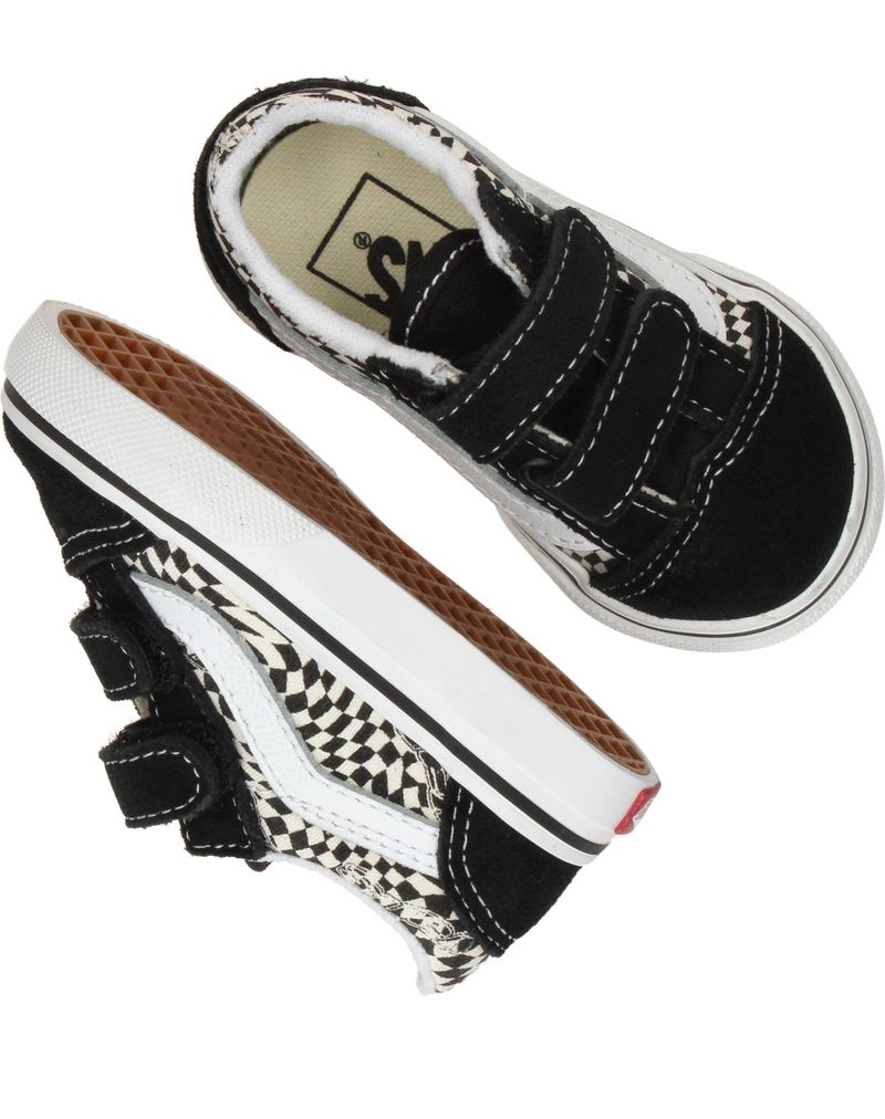 Vans Old Skool V Sneakers Zwart Jongens