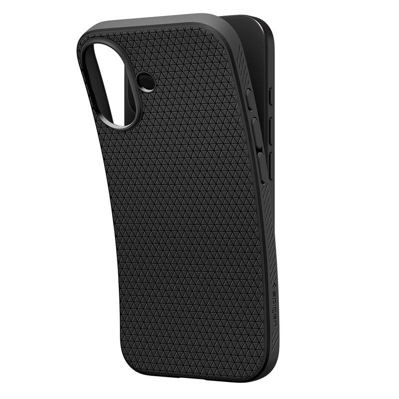 iPhone 17 Liquid Air Case Gummi Hülle (ACS10369) - Schwarz