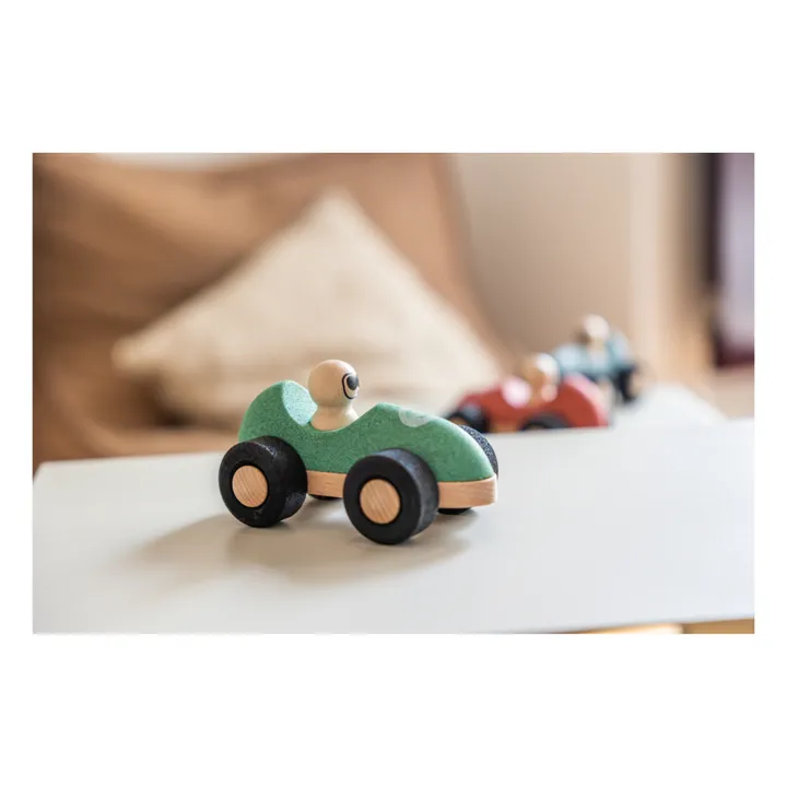 Korko Voiture de course en liège | Vert
