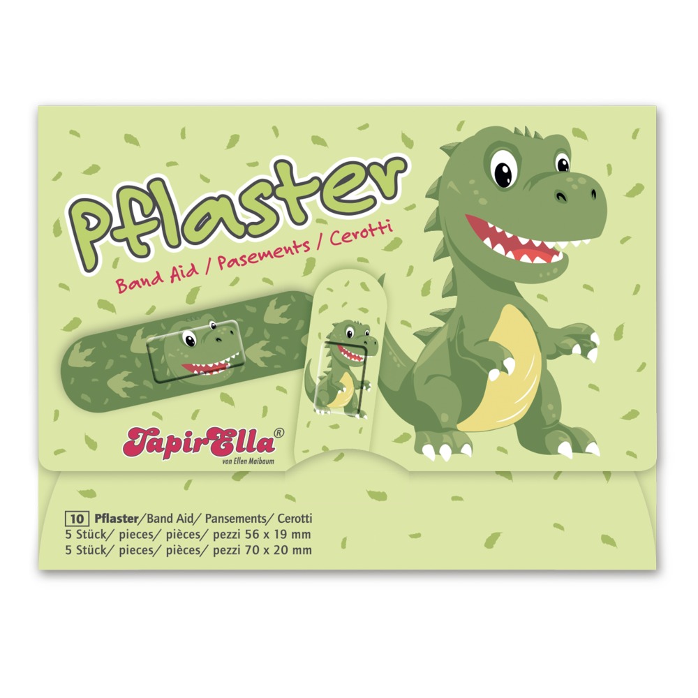 LUTZ MAUDER Kinderpflaster<br>10 Stück, Dinosaurier