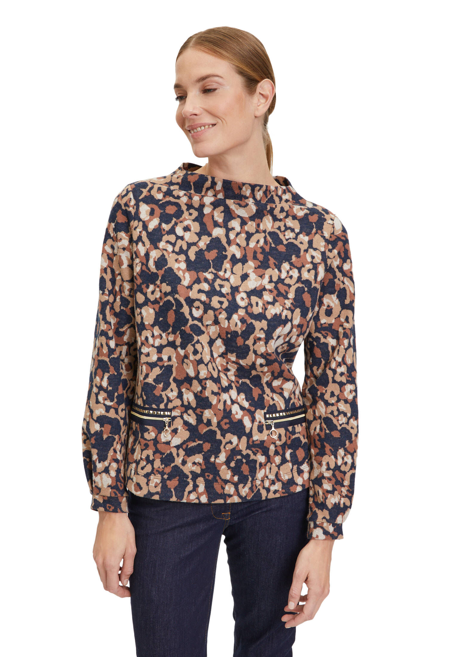 Betty Barclay| Damen Sweatshirt mit Kragen