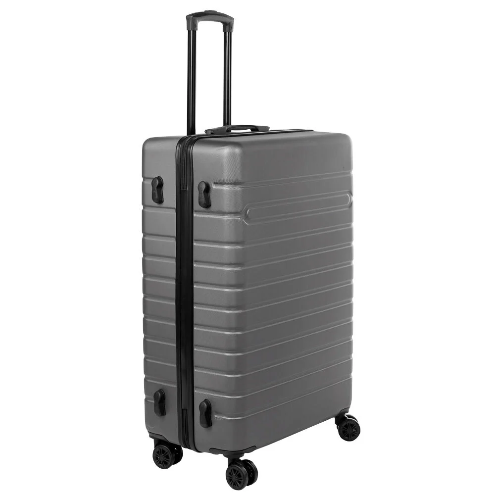 Valise rigide ABS gris H.70 cm
