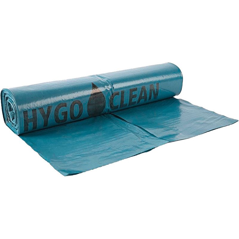 Sac poubelle LDPE, 160 L, 60 microns, bleu