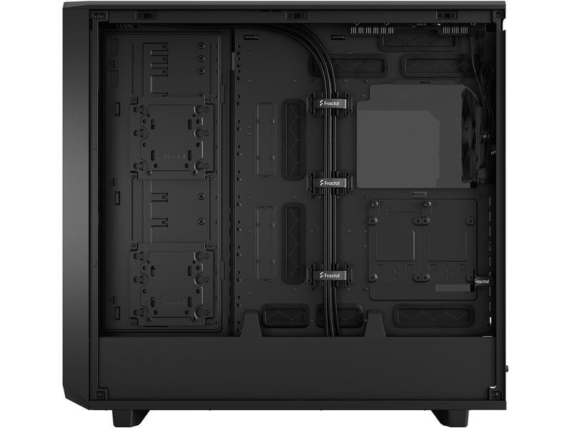 Fractal Design PC-Gehäuse Meshify 2 XL Light TG Schwarz Elegantes, kompaktes Big-Tower mit Sichtfenster