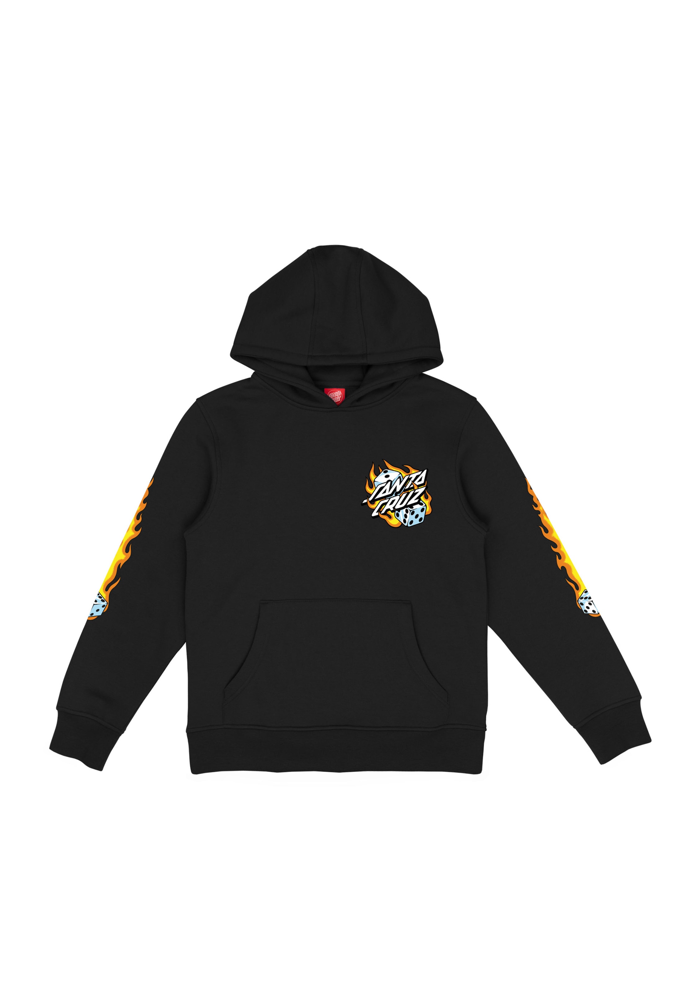Santa Cruz Kapuzensweatshirt »YOUTH FLAMING DICE DOT HOOD«