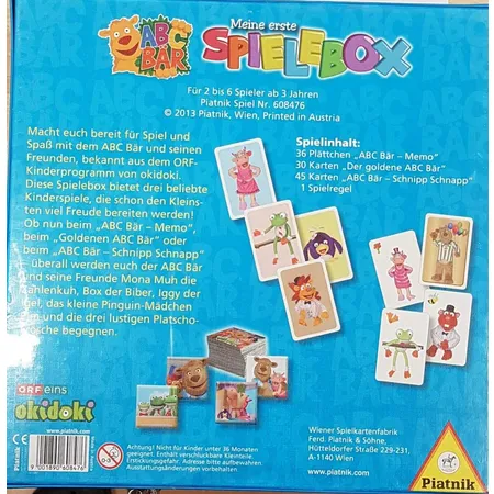 Piatnik Meine erste Spielebox ABC Bär