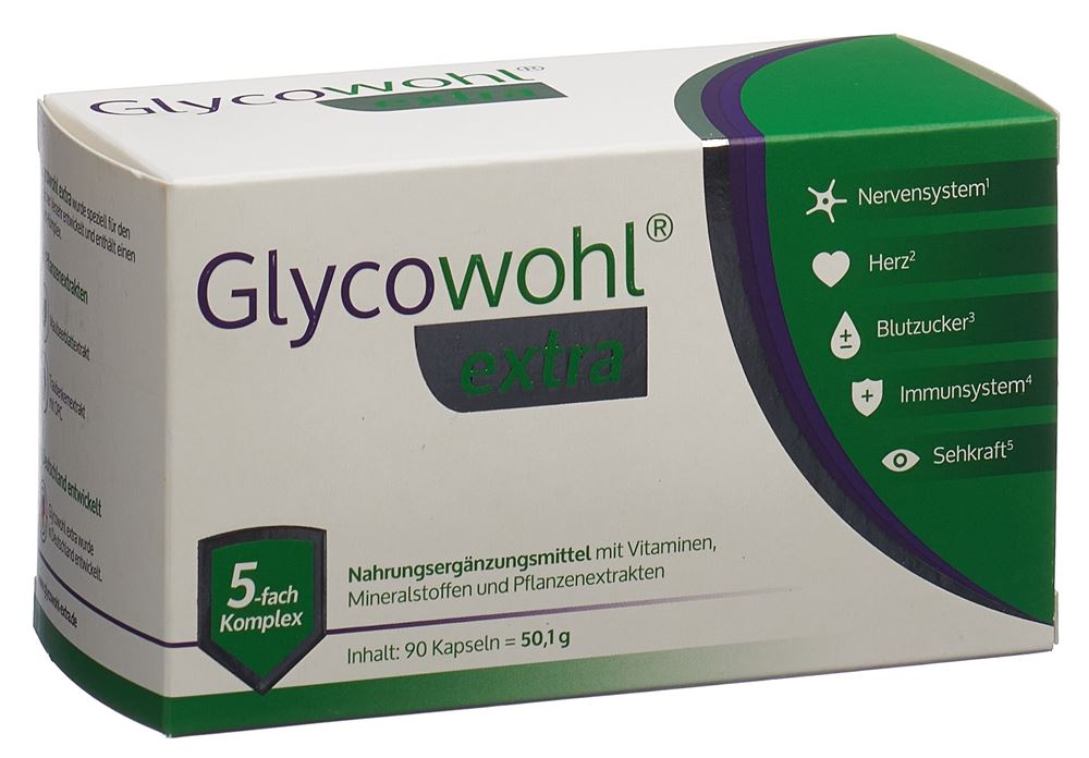 GLYCOWOHL extra<br>90 Stück, Blister, Kapsel
