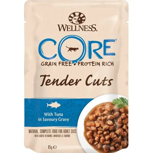 CORE Tender Cuts w/Tuna in Savoury Gravy 85g - (24 pk/ps)