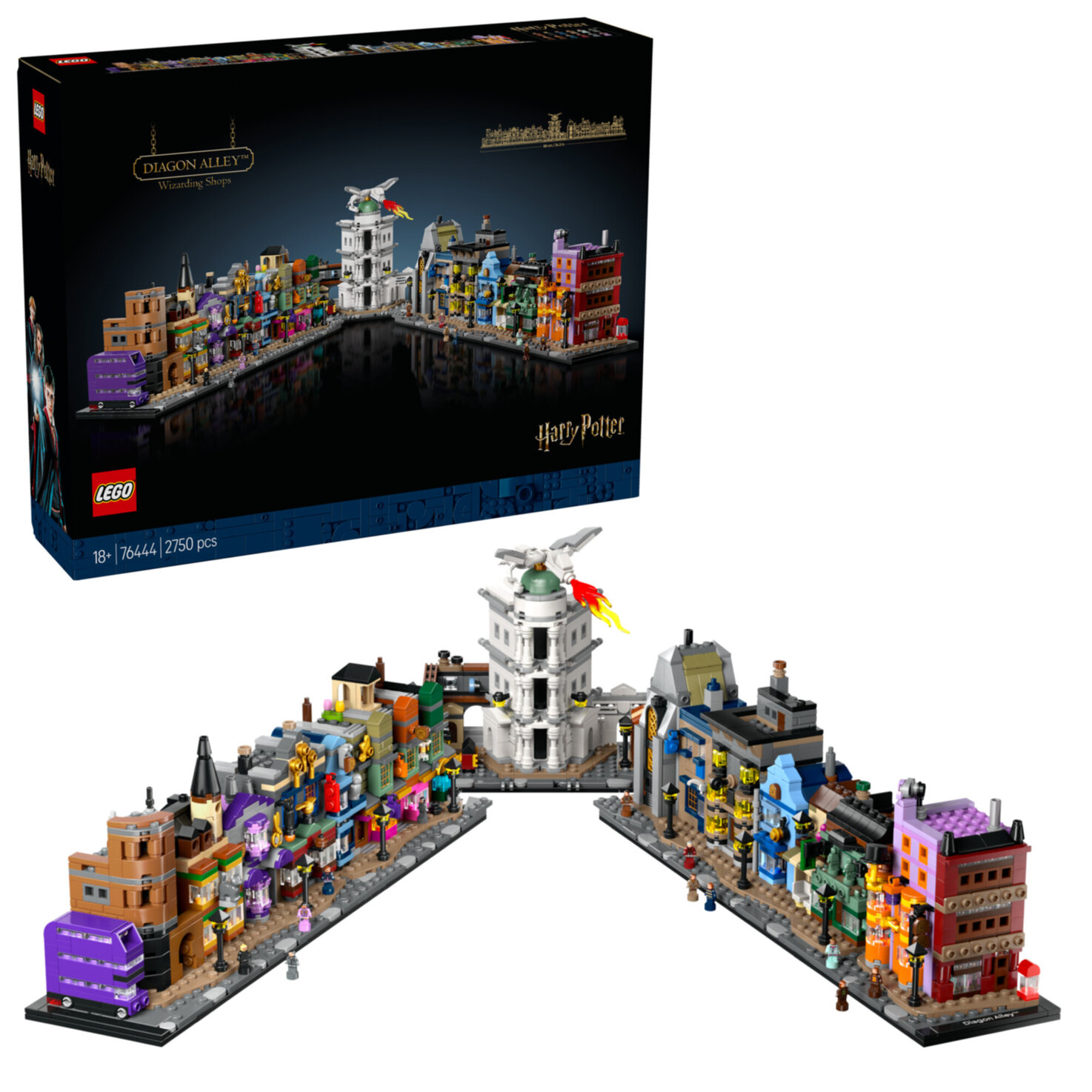 LEGO® Harry Potter 76444 Die Zauberläden der Winkelgasse ab 18 Jahren