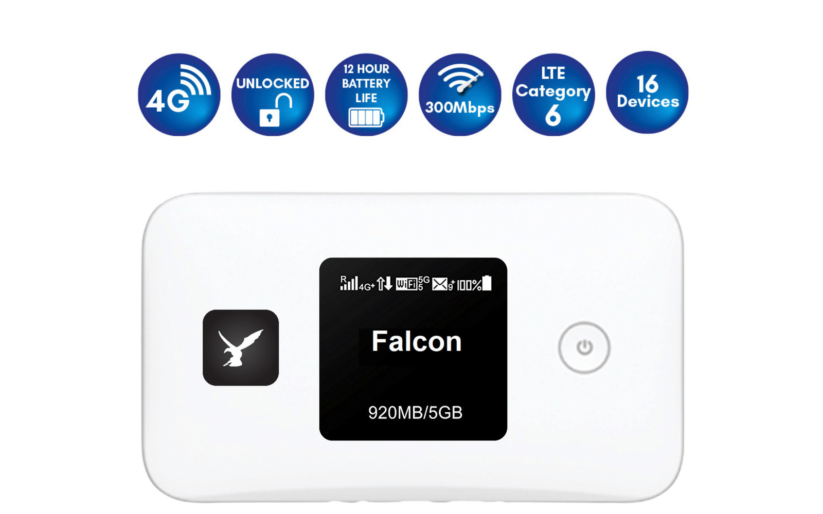 Falcon DIY 5G LTE tragbare Internet Fensterantenne mit mobilem 300 Mbit/s 4G Router