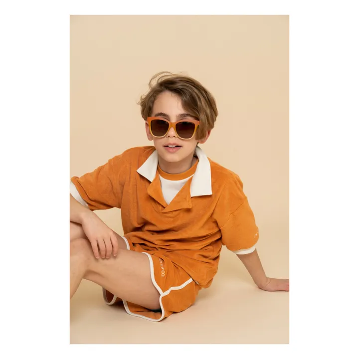 Grech & Co Lunettes de Soleil Wayfarer Ombre | Orange