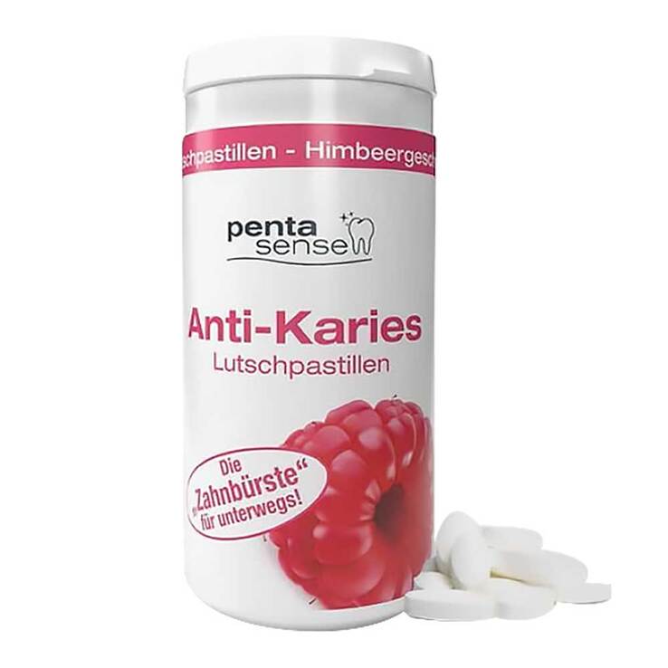 Penta-Sense Anti-Karies Lutschpastillen Himbeere, 150 St